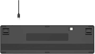 Клавиатура беспроводная A4Tech Fstyler FBX55C black (USB, BT/Radio, slim, Multimedia) (FBX55C)
