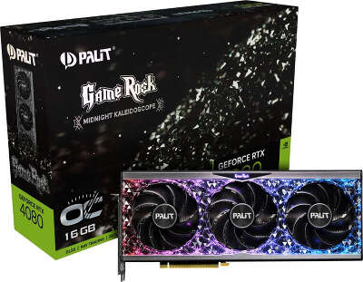 Видеокарта Palit NVIDIA nVidia GeForce RTX 4080 GAMEROCK OC 16Gb DDR6X PCI-E HDMI, 3DP