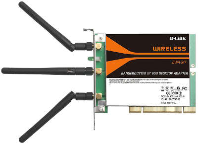 Адаптер PCI - IEEE802.11n D-Link DWA-547