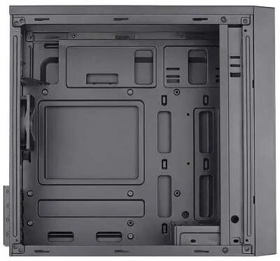 Корпус FORMULA (AEROCOOL) MiniTower CS-108-S-BK-V1 черный (mATX, без БП, USB2.0+USB3.0, 1x80mm) (CS-108-S-BK-V1 (F))