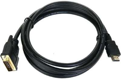 TV-COM Кабель (L)CG135E-2M HDMI to DVI-D Dual Link (19M -25M) 2м[6939510900101]