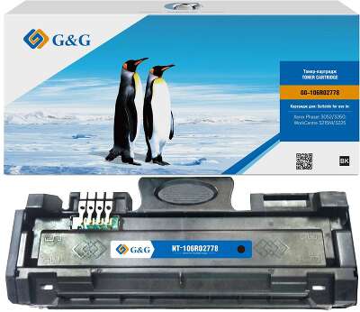 Тонер-картридж G&G, аналог Xerox 106R02778 3k с чипом
