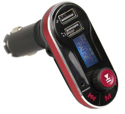 Автомобильный FM-модулятор Ritmix FMT-A780 черный SD USB (15118201)