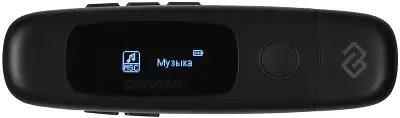 Плеер Flash Digma U4 8Gb черный/0.91"/FM/microSDHC