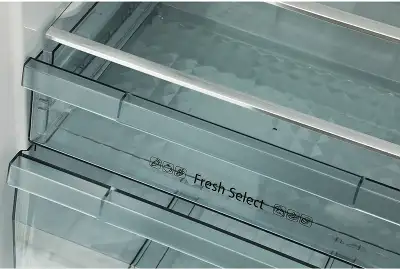 Холодильник Hitachi HRTN7489DF BBKCS 2-хкамерн. черный глянц. инвертер