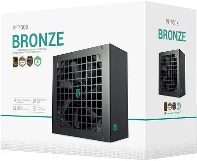 Блок питания Deepcool ATX 700W GamerStorm PF700X 80+ bronze (20+4pin) APFC 120mm fan 6xSATA RTL