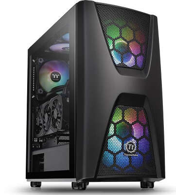 Корпус Thermaltake Commander C34 TG ARGB, черный, ATX, Без БП (CA-1N5-00M1WN-00)