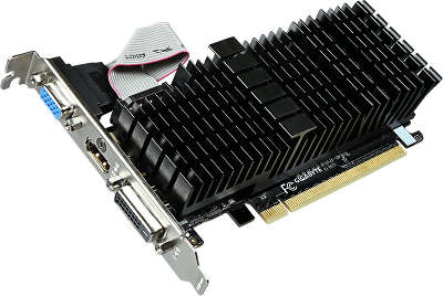 Видеокарта Gigabyte PCI-E GV-N710SL-2GL nVidia GeForce GT 710 2048Mb DDR3 low profile