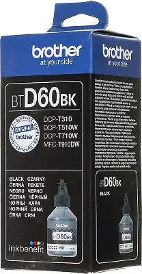 Чернила Brother BTD60BK черный 108мл для Brother DCP-T310/510/710/810