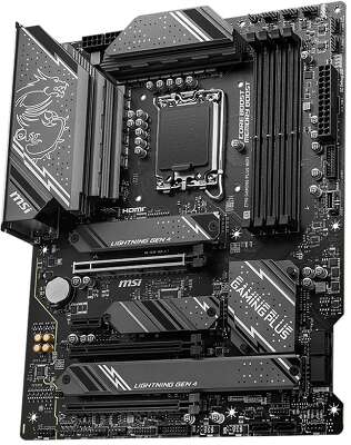 Материнская плата MSI Z790 GAMING PLUS WIFI Z790, LGA1700, 4*DDR5, 3*PCIEx16, 1*PCIEx1, 4*M.2, 2*TypeC, 1*USB3.2Gen2, 6*USB3.2Gen1, 8*USB2.0, 6*SATA3.0, 2.5G, DP, HDMI, ATX, RTL