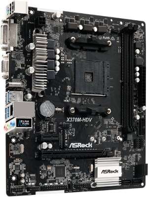 Материнская плата microATX LGAAM4 ASRock X370M-HDV