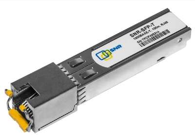 SNR SNR-SFP-T Модуль SFP 1000Base-T, разъем RJ-45, дальность до 100м.