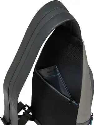 Рюкзак слинг мужской Piquadro Urban CA6540UB00/NGR черный/серый натур.кожа