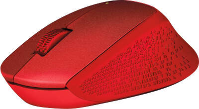 Мышь беспроводная Logitech Wireless Mouse M330 SILENT PLUS - RED USB (910-004911)