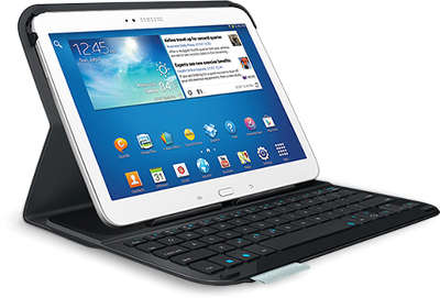 Футляр-клавиатура для планшета Galaxy Tab 3 10.1 Logitech Wireless  UltraThin Keyboard Folio S310 [920-005812]