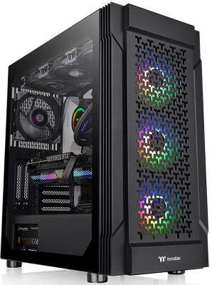 Корпус Thermaltake Versa T27 TG ARGB, черный, EATX, Без БП (CA-1W2-00M1WN-01)