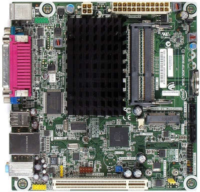 Мат. плата P5 Intel D525MW + встроенный процессор Intel Atom D525 (Dual Core)