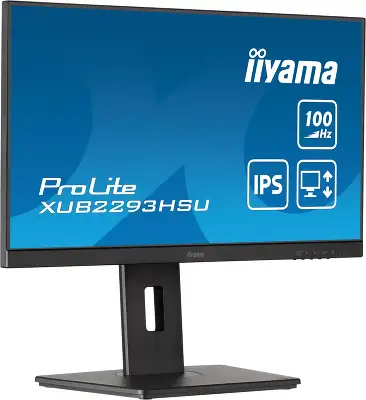 Монитор Iiyama 21.5" ProLite XUB2293HSU-B7 черный IPS LED 16:9 HDMI M/M матовая HAS Piv 300cd 178гр/178гр 1920x1080 100Hz DP FHD USB 3.9кг
