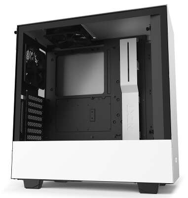 Корпус NZXT H510i White/black, белый/черный, ATX, Без БП (CA-H510I-W1)