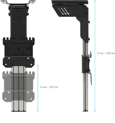 Кронштейн для телевизора Onkron CR1S черный 10