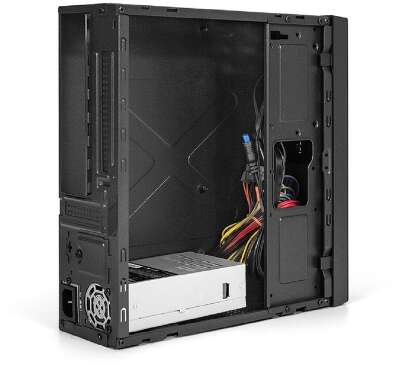 Exegate EX291270RUS Корпус Desktop ExeGate MI-301U-300 (mATX/mini-ITX, 1U-F300S 4см, 1*USB+1*USB3.0, аудио, черный)