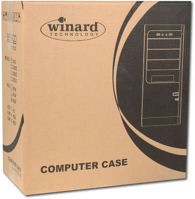 Корпус SuperPower Winard 3065, черный, ATX, 500W (3065 500)