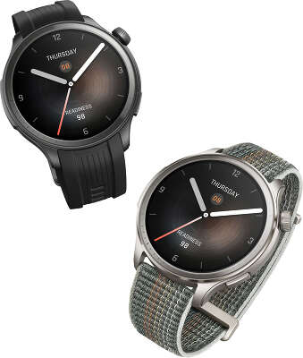 Смарт-часы Amazfit Balance A2287 46мм 1.5" AMOLED корп.серый рем.серый разм.брасл.:150-210мм (1746352)