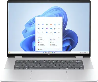 Ноутбук HP Envy x360 16-ad0007ci Ryzen 7 8840HS 16Gb SSD512Gb AMD Radeon 780M 16" OLED Touch 3K (2880x1800) Windows 11 Home silver WiFi BT Cam (B4LZ4EA)