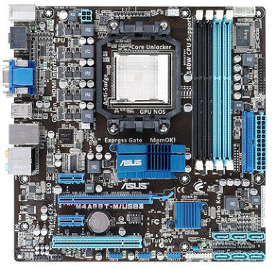Мат. плата AMD 64 ASUS M4A88T-M/USB3