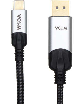 Кабель USB 3.1 Type-C(m)-DisplayPort(m), 1.8м, черный VCOM Premium (CU422MCV-1.8M)