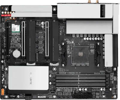 Материнская плата ATX LGAAM4 GIGABYTE B550 VISION D-P