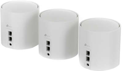 Mesh система TP-LINK Deco X60, 802.11a/b/g/n/ac/ax, 2.4/5ГГц, до 3000 Мбит/с, 3шт