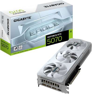 Видеокарта Gigabyte RTX5070 EAGLE OC ICE SFF 12GB GDDR7 192bit 3xDP HDMI 3FAN RTL