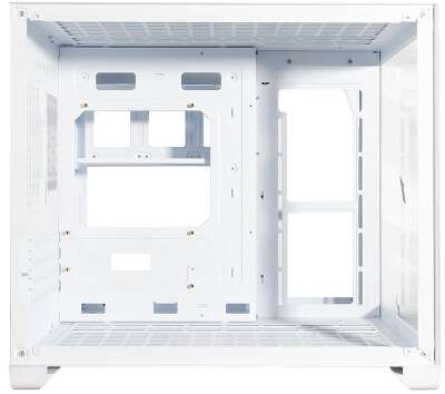Корпус 1STPLAYER MEGAVIEW MV6, белый, mATX, Без БП (MV6-WH)