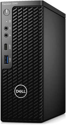 Компьютер Рабочая станция Dell Precision 3240 Compact i7 10700/8/256 SSD/P620 2G/WF/BT/Kb+Mouse/W10Pro,черный