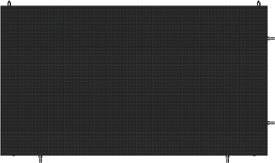 Светодиодный экран Cabinet Unilumin LED series ULW III indoor. Pixel pitch – 1.875 mm, brightness - 600 cd/m2, dimensions - 600x337,5mm