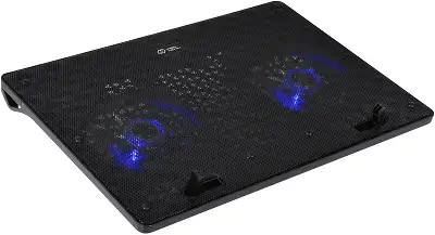 Подставка для ноутбука Digma D-NCP156-2 15.6"360x260x27мм 2xUSB 2x 120ммFAN 650г черный