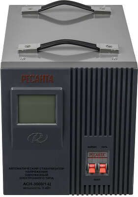 Стабилизатор напряжения Ресанта ACH-3000/1-Ц однофазный серый (63/6/5)