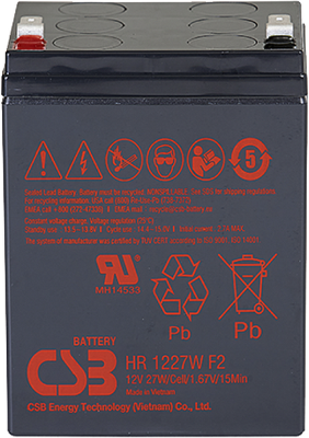 АКБ CSB Аккумуляторная батарея для ИБП (12V/7.5Ah)