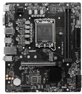  MSI PRO H610M-E (LGA1700, H610, 2xDDR5, mATX,VGA+HDMI)