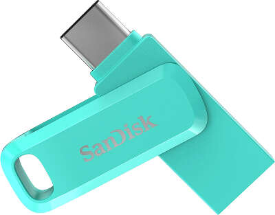 Модуль памяти USB3.1+Type-C Sandisk Ultra Dual Drive Go 128 Гб [SDDDC3-128G-G46G] OTG, Mint