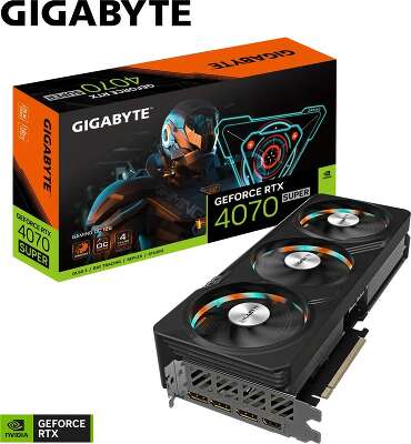 Видеокарта GIGABYTE NVIDIA nVidia GeForce RTX 4070 Super GAMING OC 12Gb DDR6X PCI-E HDMI, 3DP