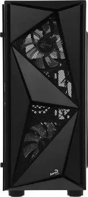 Корпус AeroCool Glider-G, черный, ATX, Без БП (Glider Cosmo-G-BK-v1)