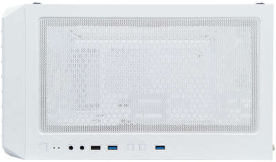 Корпус 1STPLAYER TRILOBITE T5, белый, mATX, Без БП (T5-WH-4F1-W)