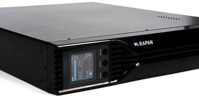 ИБП БАСТИОН RAPAN-UPS 2000 RACK+4x9Ah, 2000 В·А, 1.4 кВт, IEC, черный