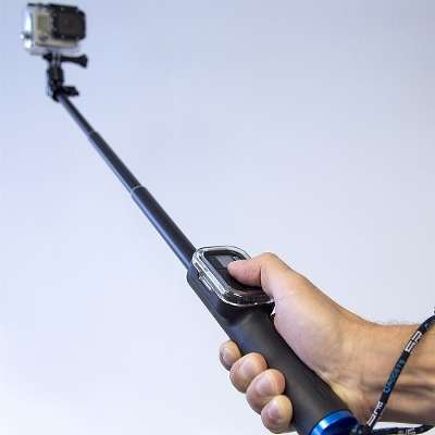 Монопод SP 53020 для камер GoPro, телескопический с креплением для пульта д/у