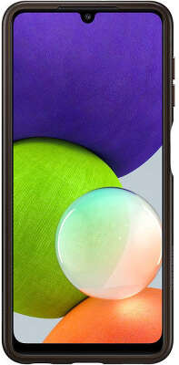 Чехол (клип-кейс) Samsung для Samsung Galaxy A22 Soft Clear Cover черный (EF-QA225TBEGRU)