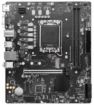 Материнская плата MSI PRO H610M-E (LGA1700/H610/2xDDR5/mATX/VGA, HDMI) (PRO H610M-E)