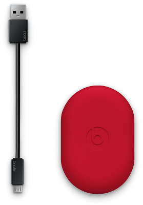 Наушники с ПДУ и микрофоном Beats Powerbeats 3, Decade Collection Black/Red [MRQ92ZE/A]