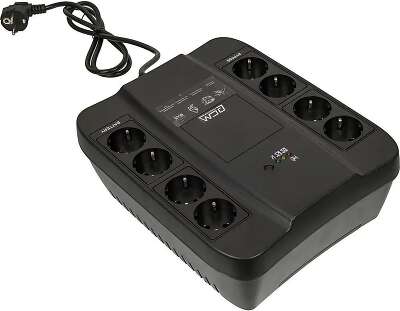 PowerCom Spider SPD-1000N ИБП {OffLine, 1000VA/550W, Tower, 8xEURO: 4 с резервным питанием, 4 с фильтрацией} (332717)